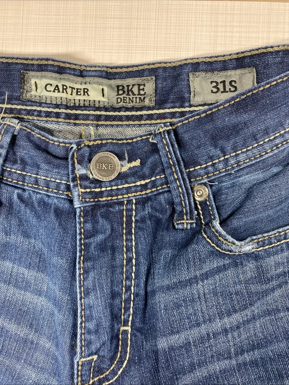 BKE Buckle Carter Boot Jeans 32x29 medium blue